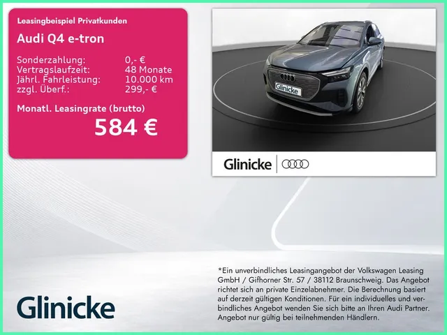 Audi Q4 e-tron 50 qu. LED LM 19"Navi PDC+RFK ACC