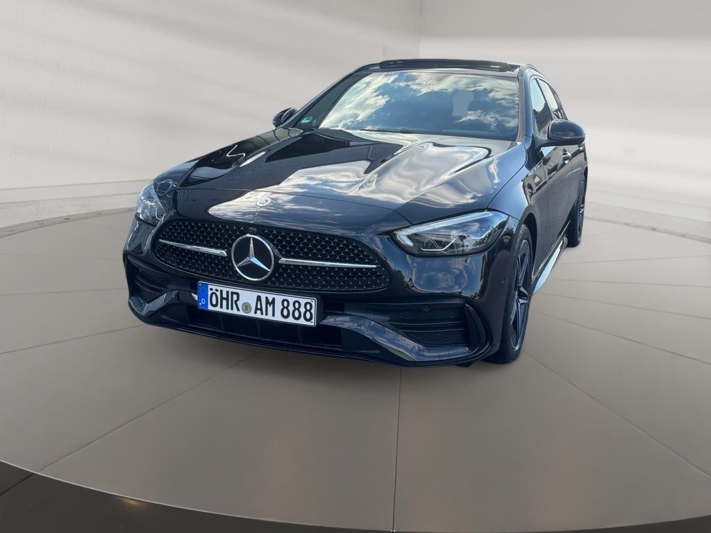 Mercedes-Benz C 200 d T-Modell AMG+MBUX+Night+AHK+Pano+SHD+360 Auto-Abo