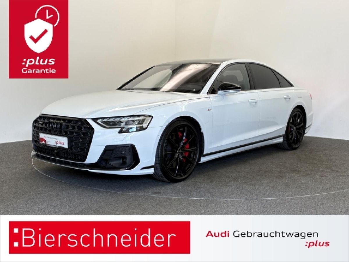 Audi A8 60 TFSI e qu. tiptronic 2x S line MATRIX 20 UMGEBUNGSKAMERA AHK HEAD-UP B&O NAVI ACC LEDER LUFT DAB Leasing