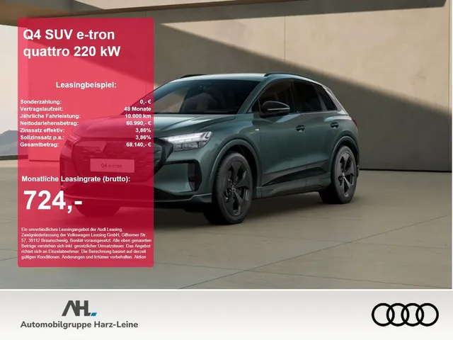 Audi Q4 SUV e-tron quattro 220 kW 360 ACC AHK AUT HUD