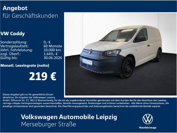 Volkswagen Caddy Cargo 2.0 l TDI KLIMA*GJR*SHZ*PDC Leasing