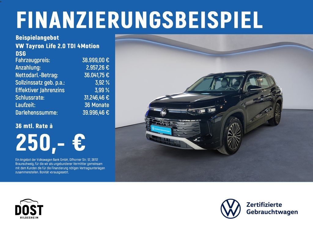 Volkswagen Tayron Life 2.0 TDI 4Motion DSG AHK+DAB+MATRIX L Leasing