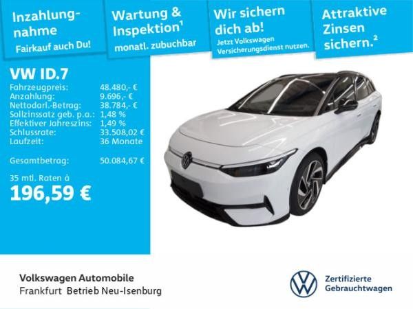 Volkswagen ID.7 Tourer Pro Navi IQ.Light DAB+ FrontAssist Leasing