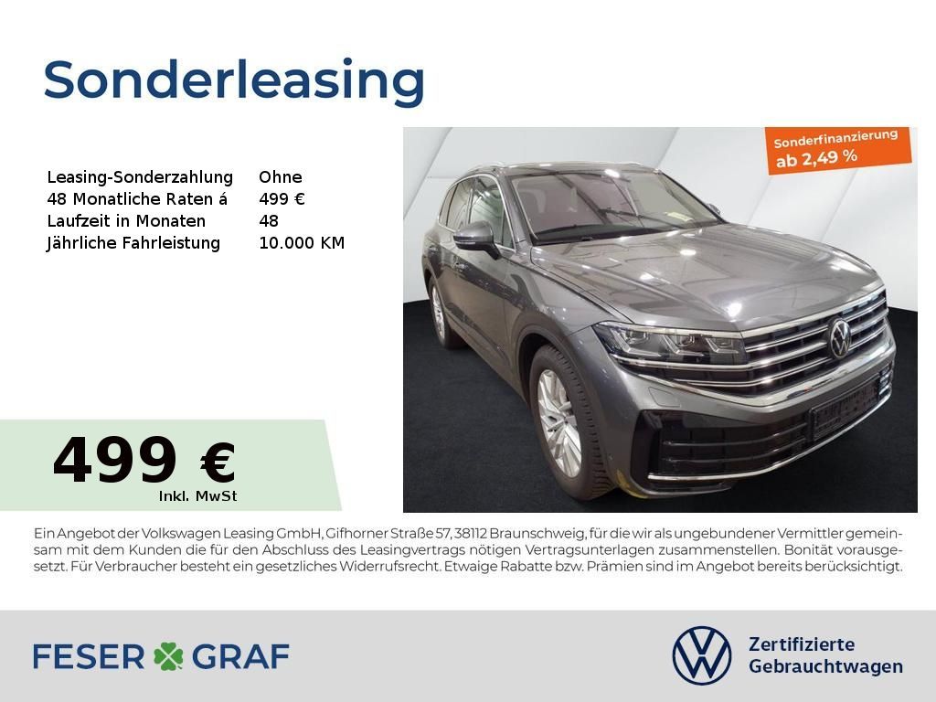 Volkswagen Touareg Elegance 3.0 TDI Navi AHK Kamera Leder S Leasing
