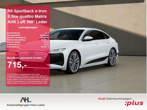 Audi A6 e-tron A6 Sportback e-tron S line quattro Matrix AHK Luft 360° Leder