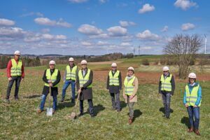 Spatenstich für den Solarpark. Bildquelle: E.On