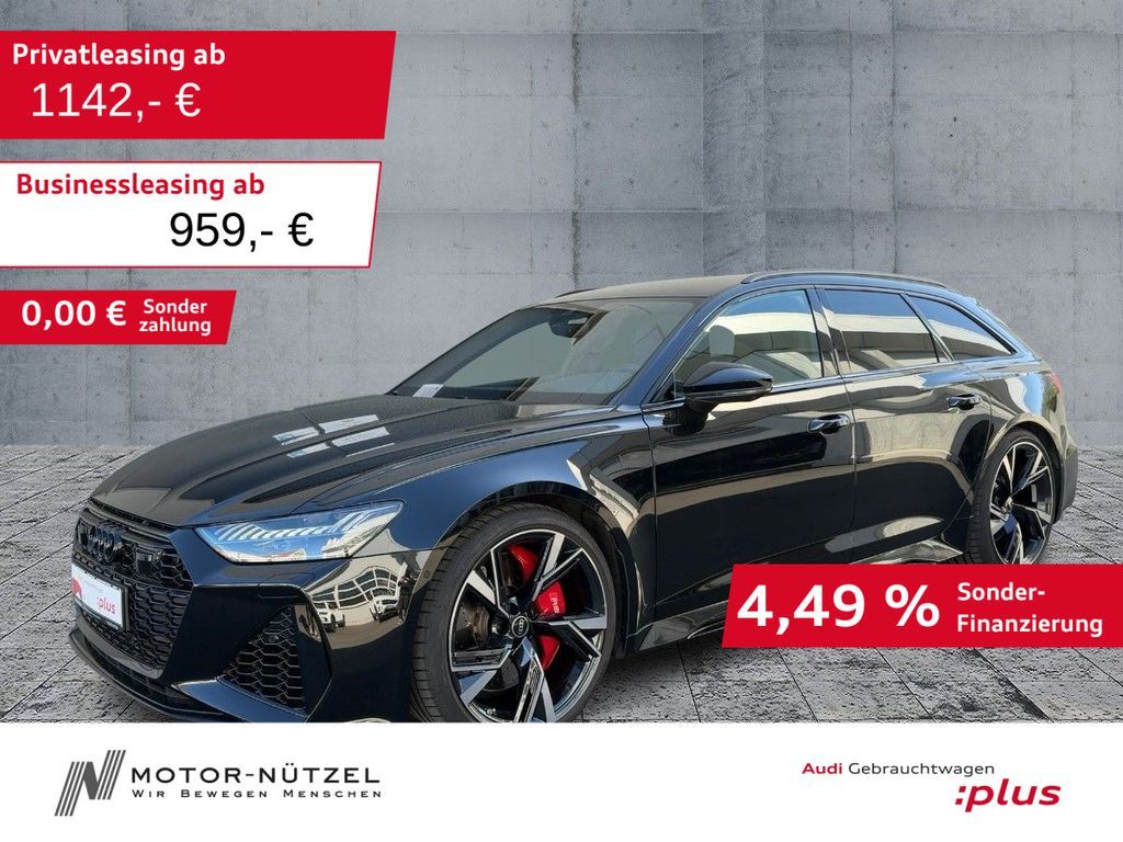 Audi RS 6 Avant TFSI QU MATRIX+HuD+B&O+DVD+TV+AHK+360 Leasing