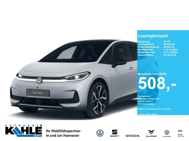 Volkswagen ID.3 Neo Style CarPlay Pano Matrix CCS ACC AHK