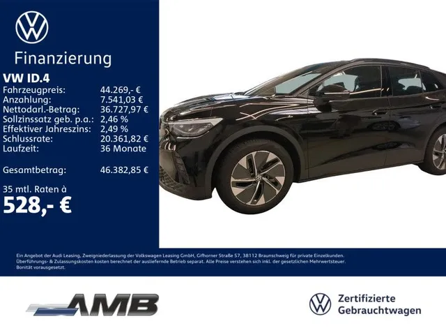 Volkswagen ID.4 Pro 82kWh/AHK/LED/Pano/Wärmepumpe/03.31Gara