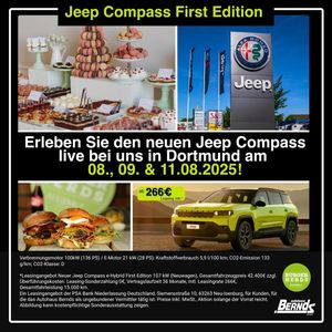 Jeep Compass NEW 💚FIRST EDITION 💫Hohe Ausstattungslinie✅ *SONDERMODELL* limitiert 300Stück- PRIVAT- Leasing