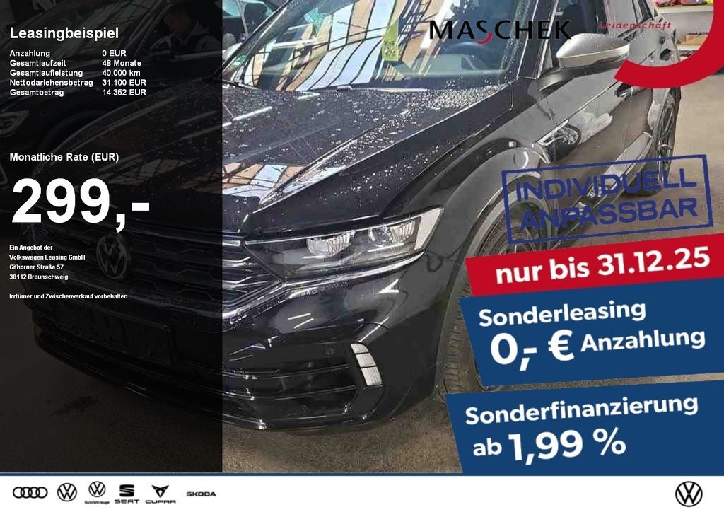 Volkswagen T-Roc R 2.0 TSI DSG Pano DCC *Beats* RearView Leasing