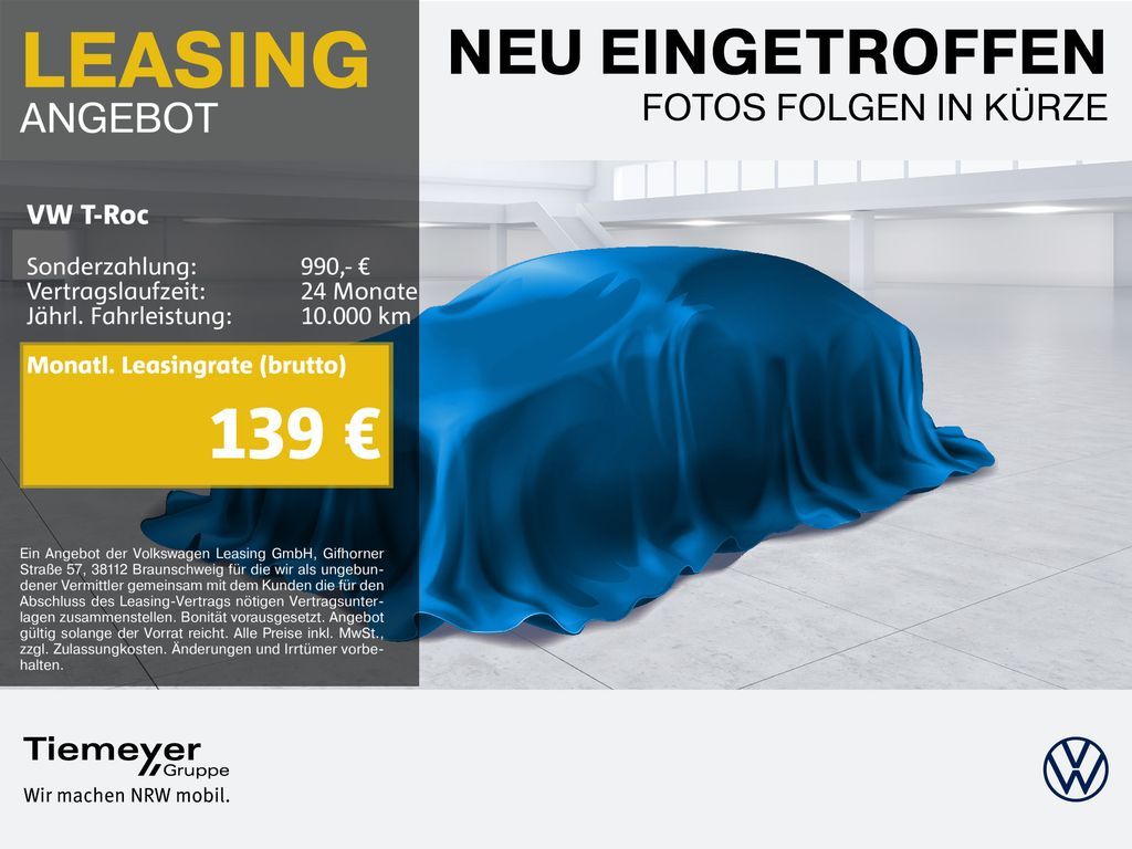 Volkswagen T-Roc 1.0 TSI MOVE LED VIRTUAL NAVI LM17 Leasing