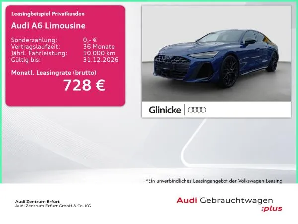 Audi A6 Limousine e-hybrid S-tronic edition one Standklima Matrix Beifahrerdisplay ACC Virtual Cockpit