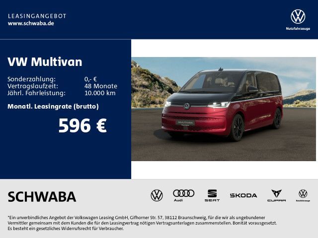 Volkswagen Multivan Life 2,0 TDI DSG *AHK*Panoramdach*uvm.* Leasing