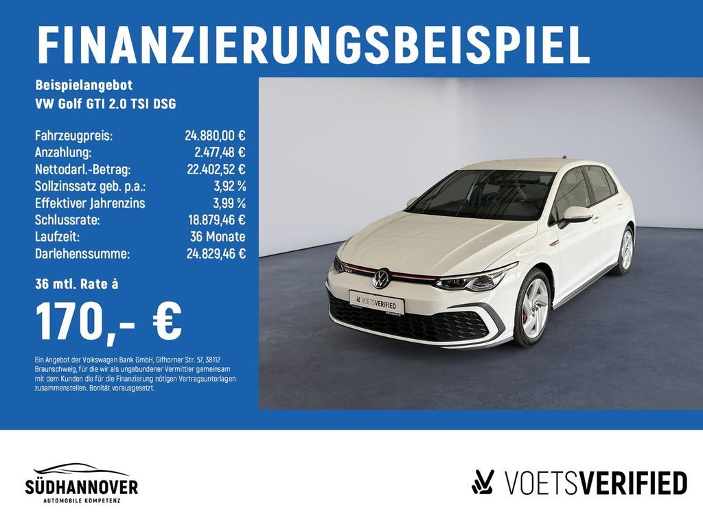 Volkswagen Golf GTI 2.0 TSI DSG LED+RearView+SHZ Leasing
