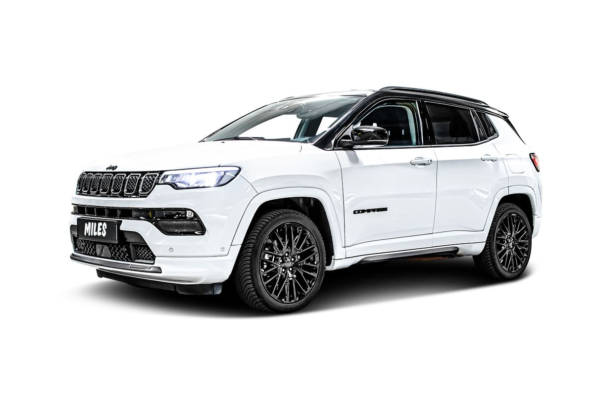 Jeep Compass White + Schwarz Auto-Abo