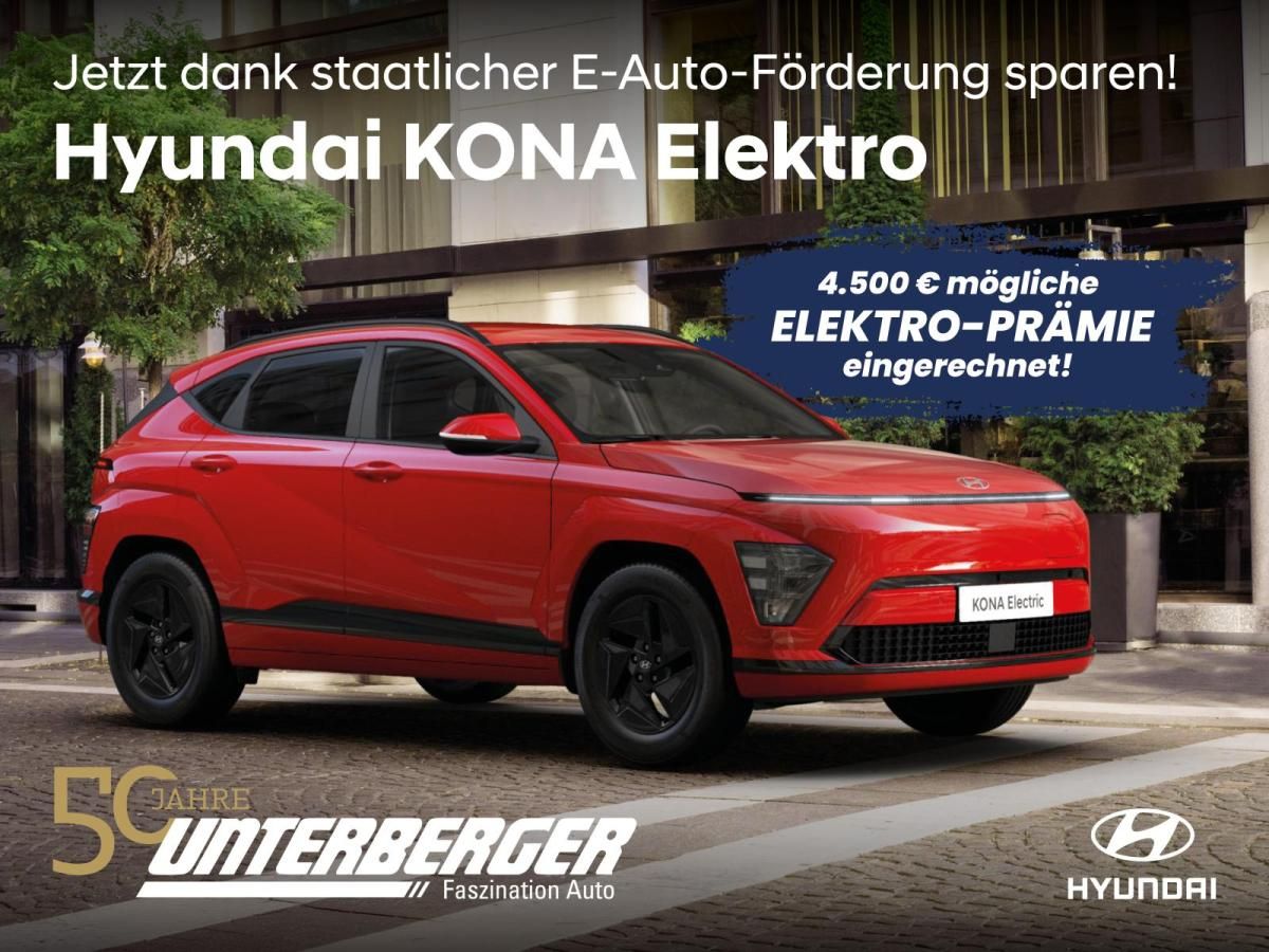 Hyundai KONA Elektro 135 PS Select  inkl. Navi - 4.500,- € eventuelle staatliche Förderung bereits eingerechnet! Leasing