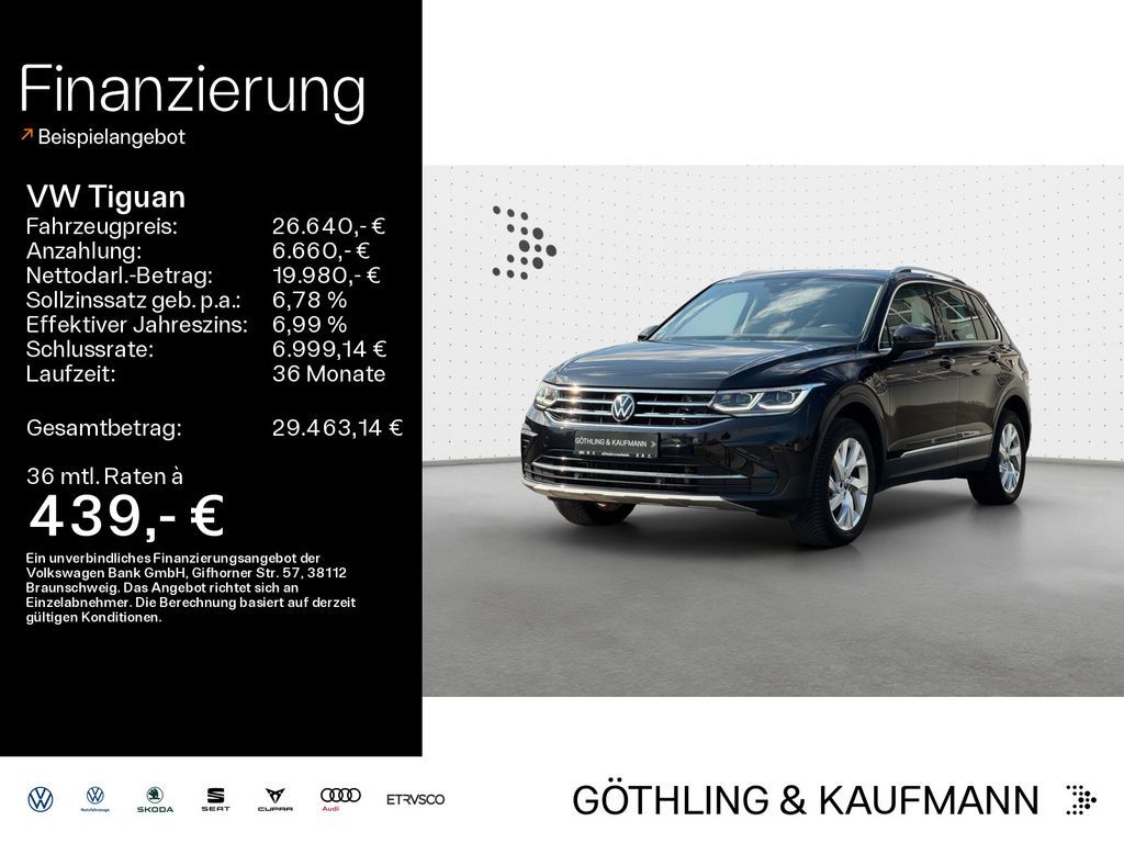 Volkswagen Tiguan Elegance 1.4  TSI eHybrid DSG*NAVI*PANO*A Leasing