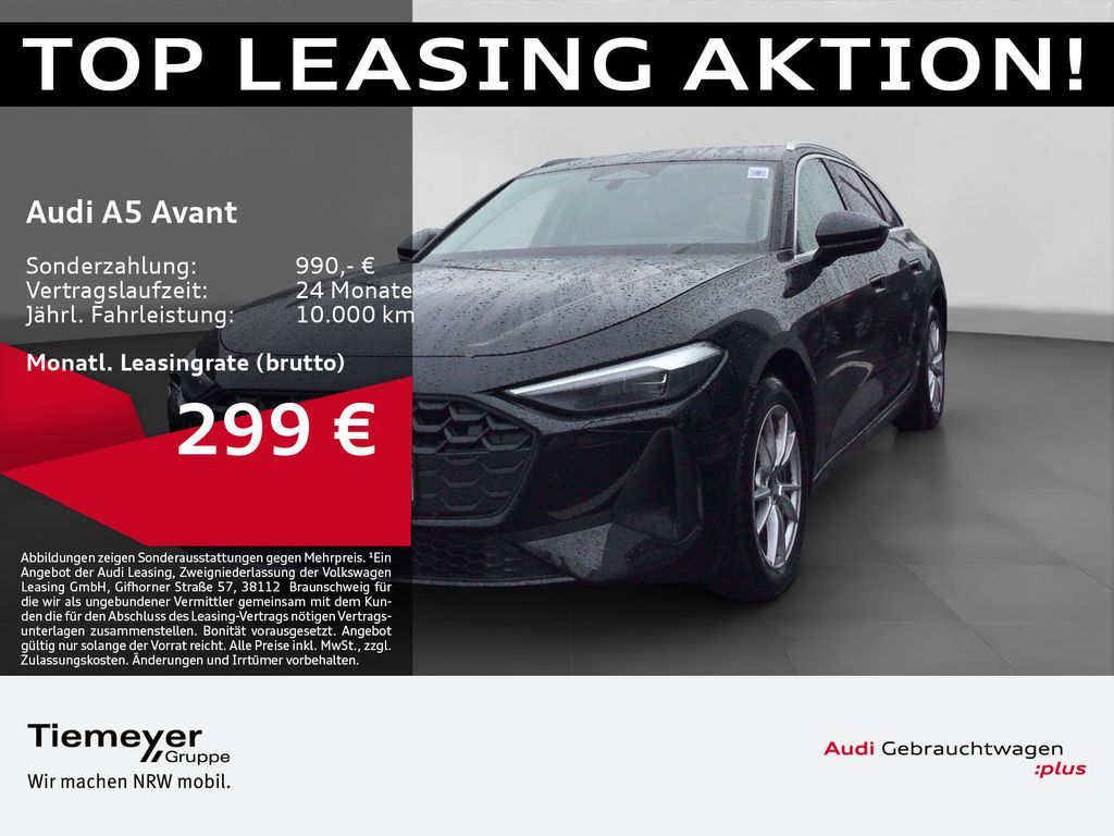 Audi A5 Avant TFSI Q LM18 SPORTSITZE KAMERA AHK Leasing
