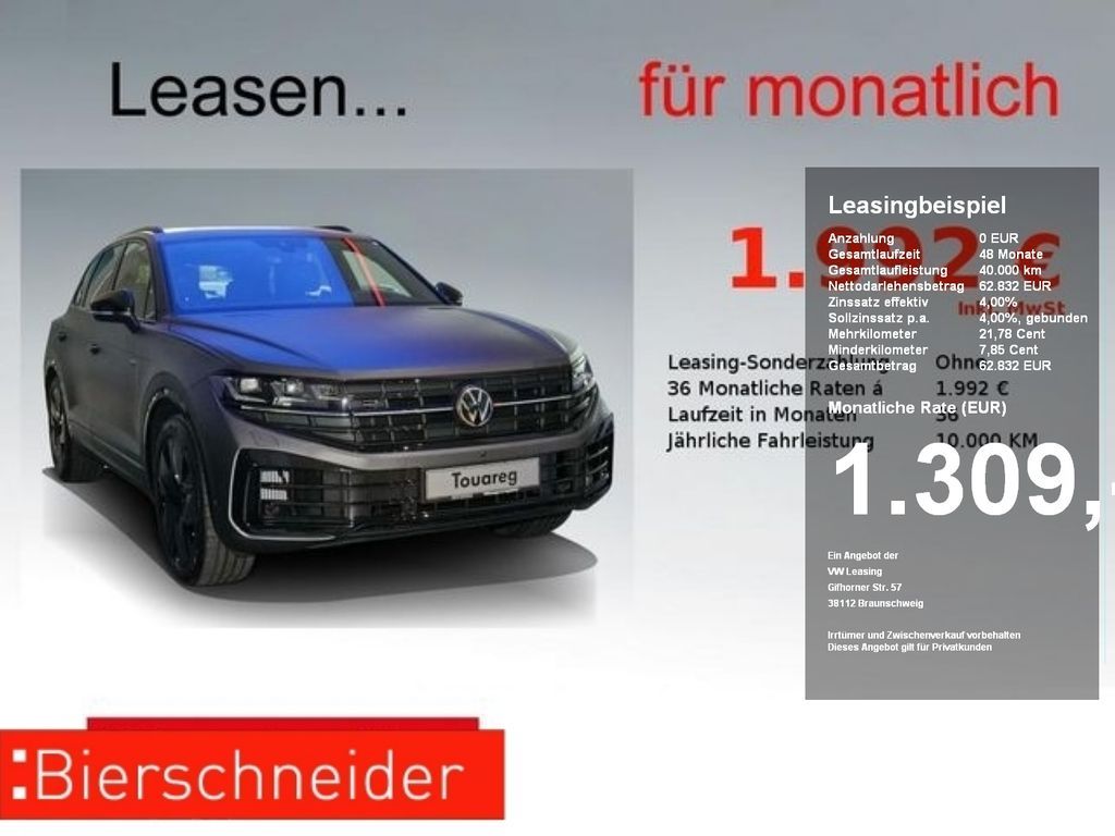 Volkswagen Touareg 3.0 TSI eHybrid R NAVI KAMERA AHK HuD IQ Leasing