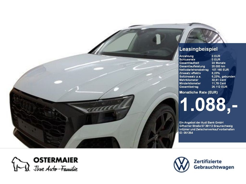 Audi RSQ8 BLACK 4.0TSI 600PS 5JG.AHK.DYNAMIK+.STDHZG. Leasing