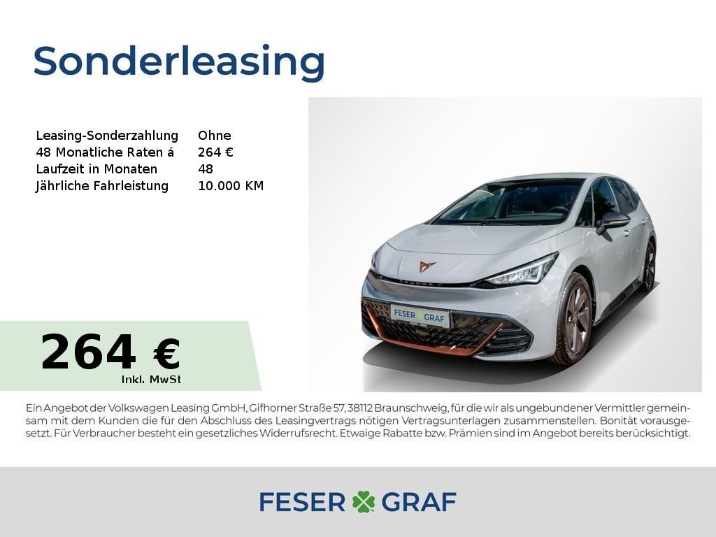 Cupra Born 150 kW 58kWh VOLL-LED/2xPDC/LIMITER/18-ZOLL Leasing