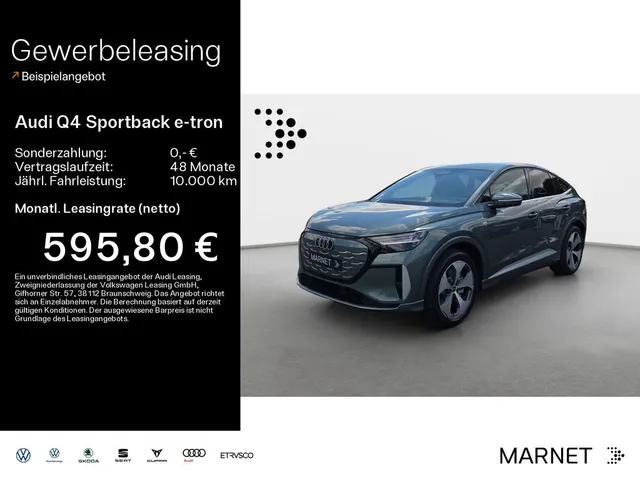 Audi Q4 Sportback e-tron quattro performance 250 kW