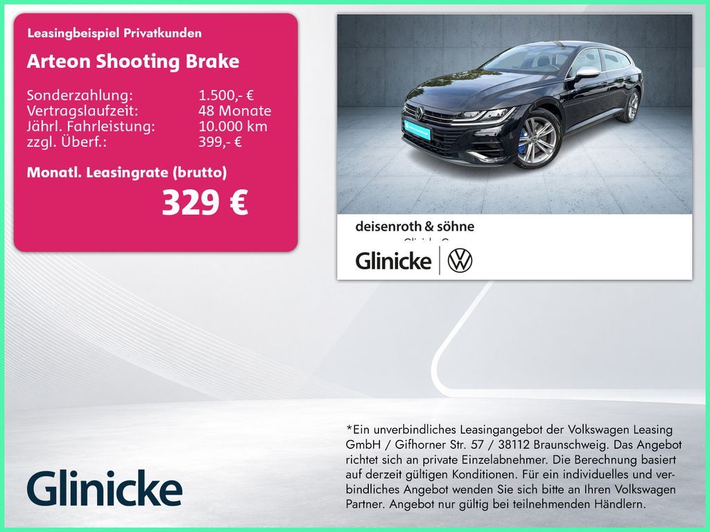 Volkswagen Arteon Shooting Brake R Nav/ACC/DCC/AppCon/LED/S Leasing