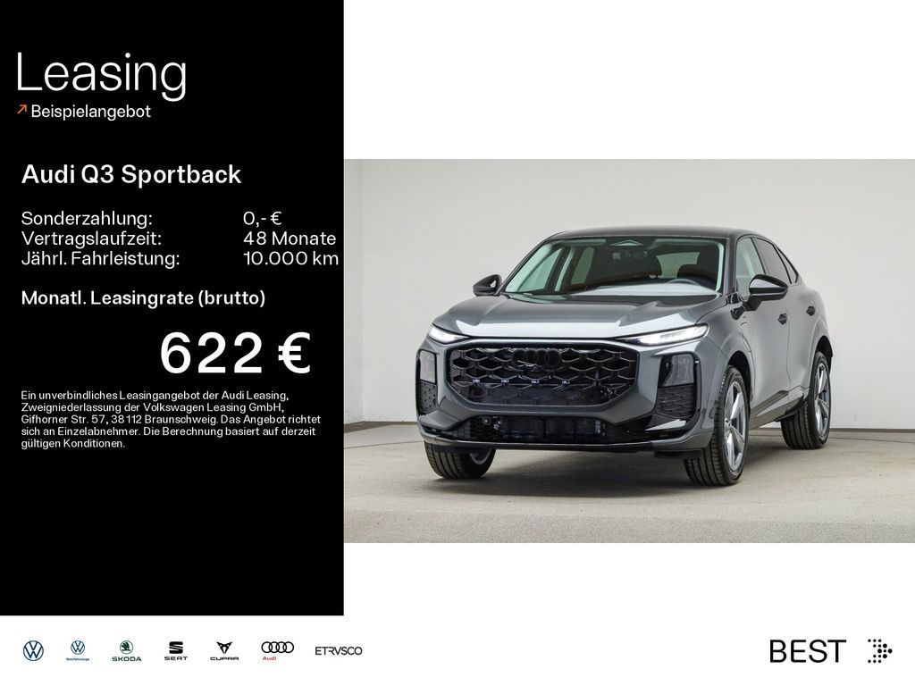 Audi Q3 Sportback e-hybrid SLINE*TECHPLUS*LED*KLIMAPA Leasing