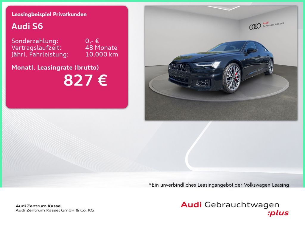 Audi S6 Lim. 3.0 TDI qu. Matrix B&O Kamera Carplay Leasing