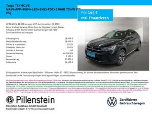 Volkswagen Taigo TSI MOVE NAVI-APP+KAM+LED+SHZ+PDC+5JGAR