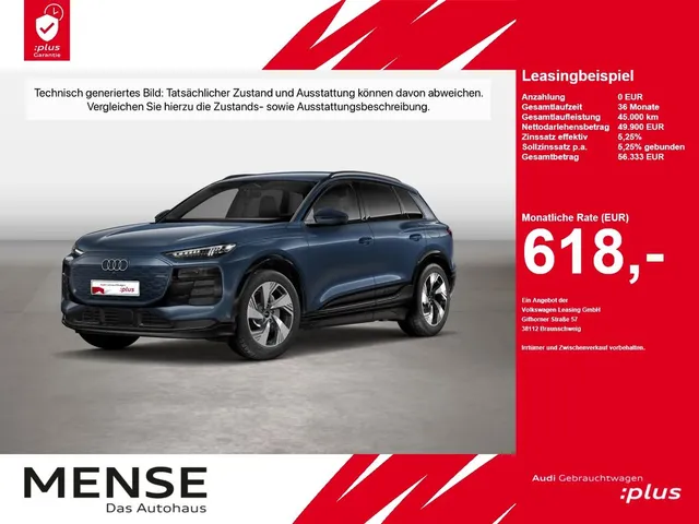 Audi Q6 e-tron Tech plus Standhzg|4xSHZG|ACC|LED|Kame