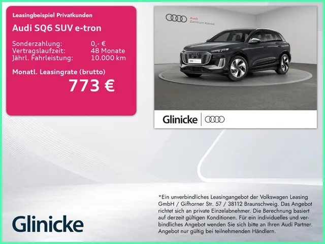 Audi SQ6 SUV e-tron NEUBESTELLUNG