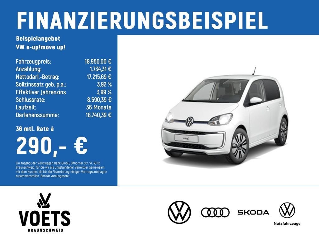 Volkswagen e-up!move up! SHZ+RearView+PDC Leasing