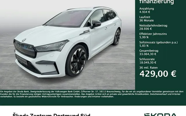 Skoda Enyaq-iv SPORTLINE 80X 5dr
