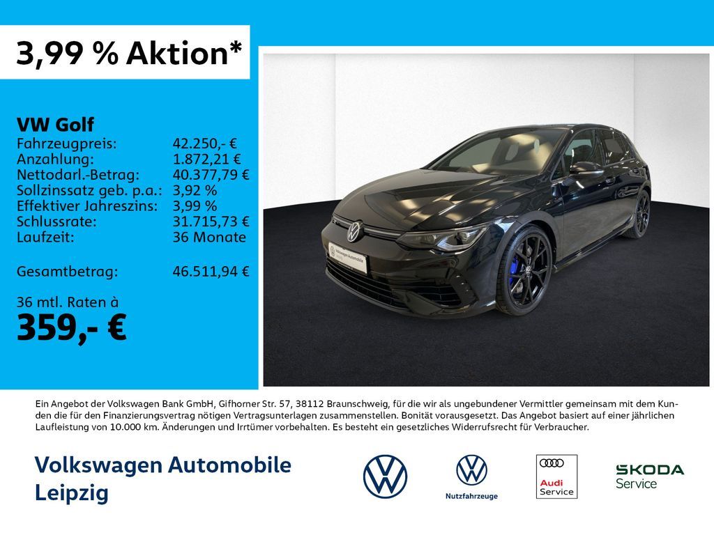 Volkswagen Golf VIII R 2.0 TSI 4M*Black Style*IQ.LIGHT*ACC* Leasing