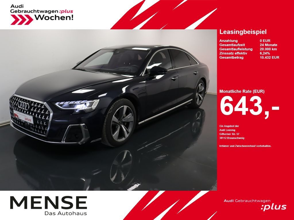 Audi A8 50 TDI quattro |Matrix|Luft|Pano|ACC|STH|HUD Leasing