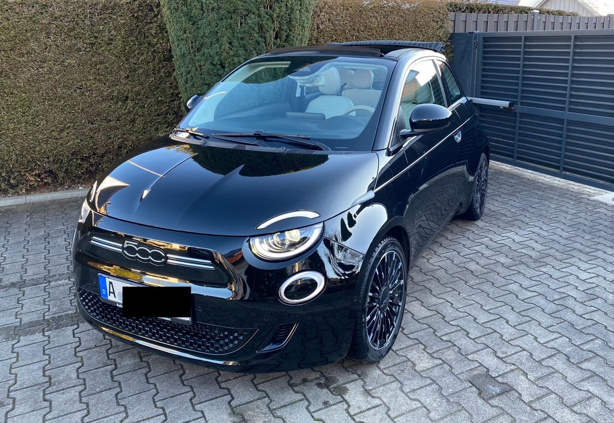 Fiat 500E Cabrio La Prima by Bocelli Leasingübernahme