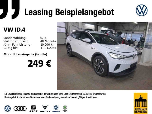 Volkswagen ID.4 Pure *NAV*ACC*LED*SHZ*PDC*App-Connect* Leasing
