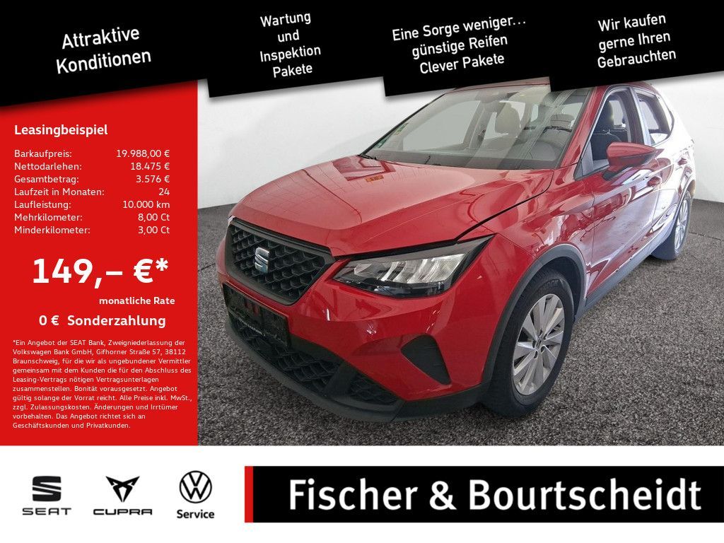 Seat Arona 1.0 TSI Style Edition KLIMA PDC FACEL. LED Leasing