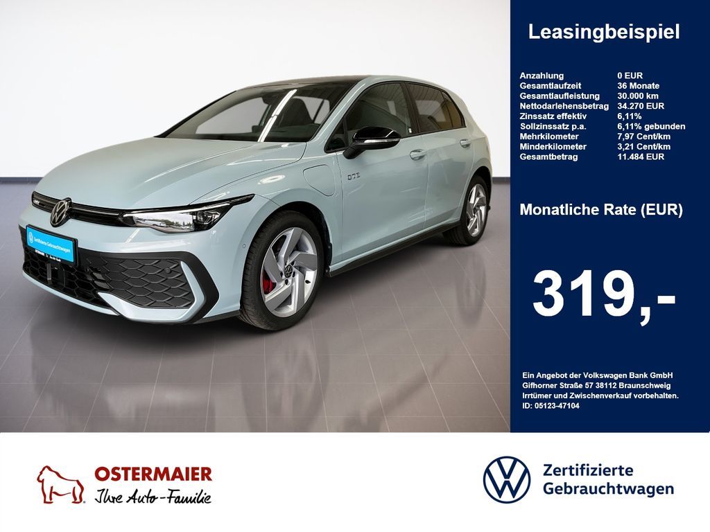 Volkswagen Golf VIII GTE BLACK STYLE 1.5eTSI 272PS DSG HYBR Leasing