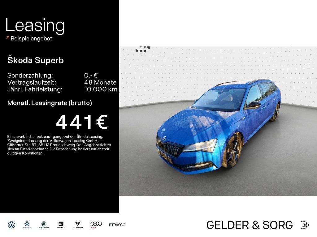 Skoda Superb Combi Sportline 1.4 TSI Matrix*AHK*360° Leasing