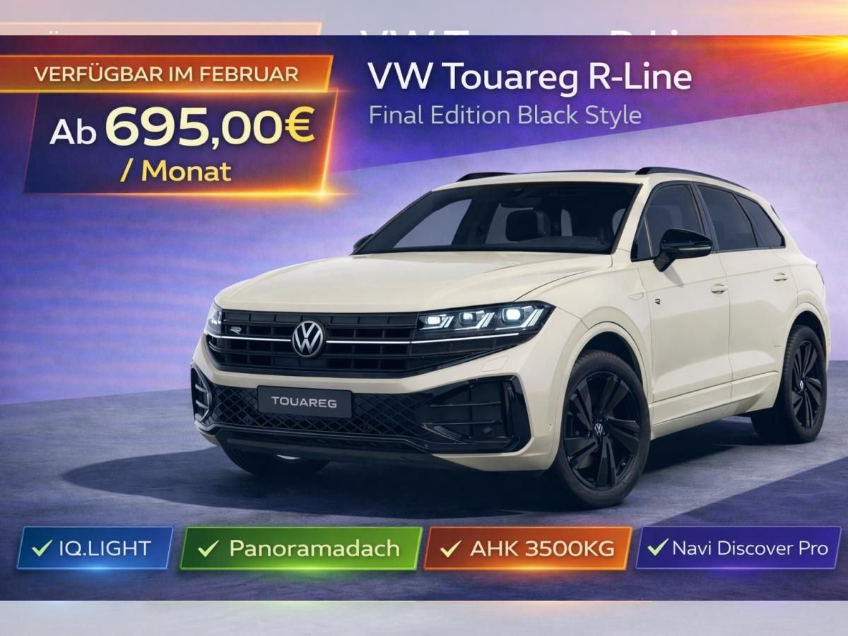 Volkswagen Touareg TDI 286PS R-Line Final Edition Black Style Leasing