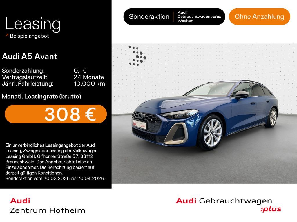 Audi A5 Avant 35 TFSI S line edition one S tro*Matrix Leasing