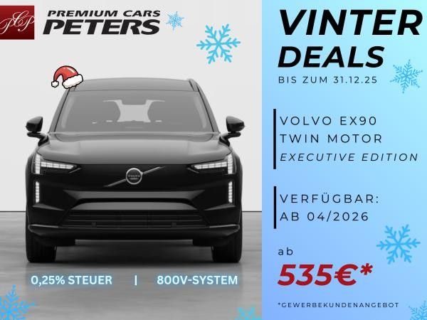 Volvo EX90 Twin Motor Plus Executive Edition / 800V + 0,25% - Versteuerung / Gewerbeleasing Leasing
