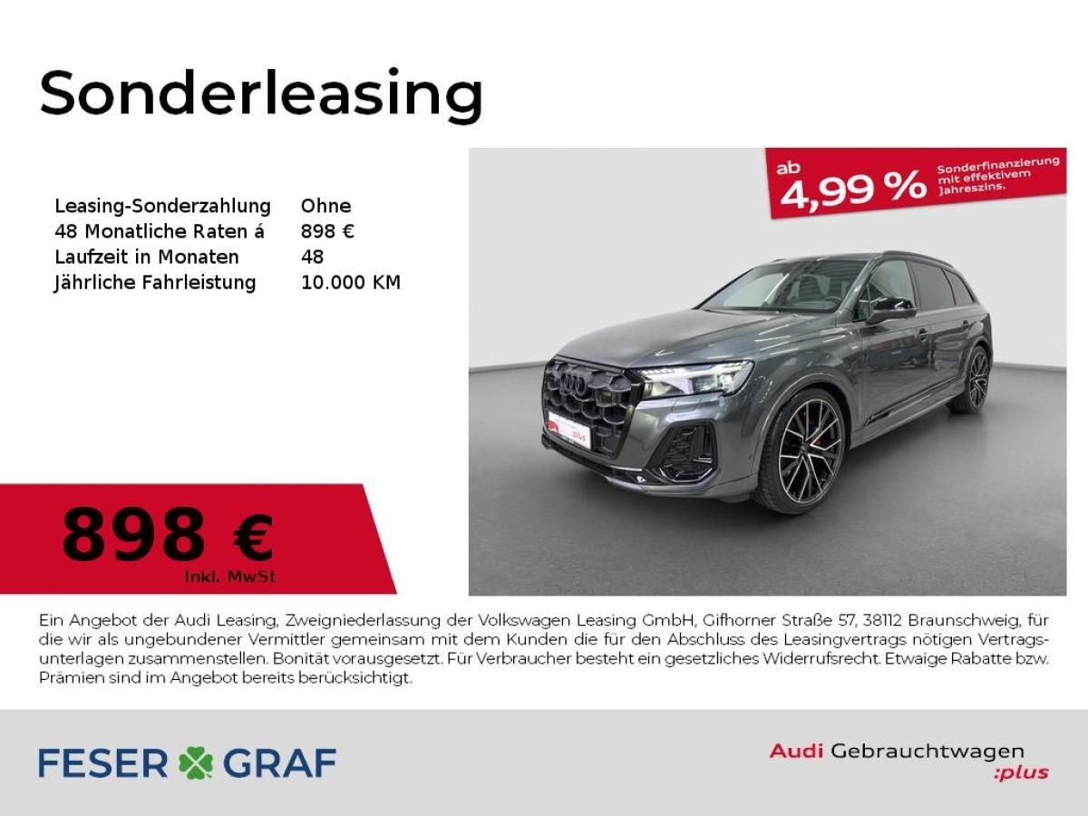 Audi Q7 S line 50 TDI quattro Matrix Leder Pano AHK Leasing