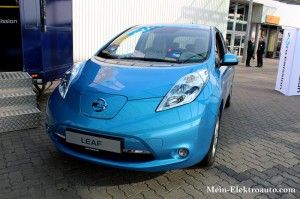 Das Elektroauto Nissan Leaf.