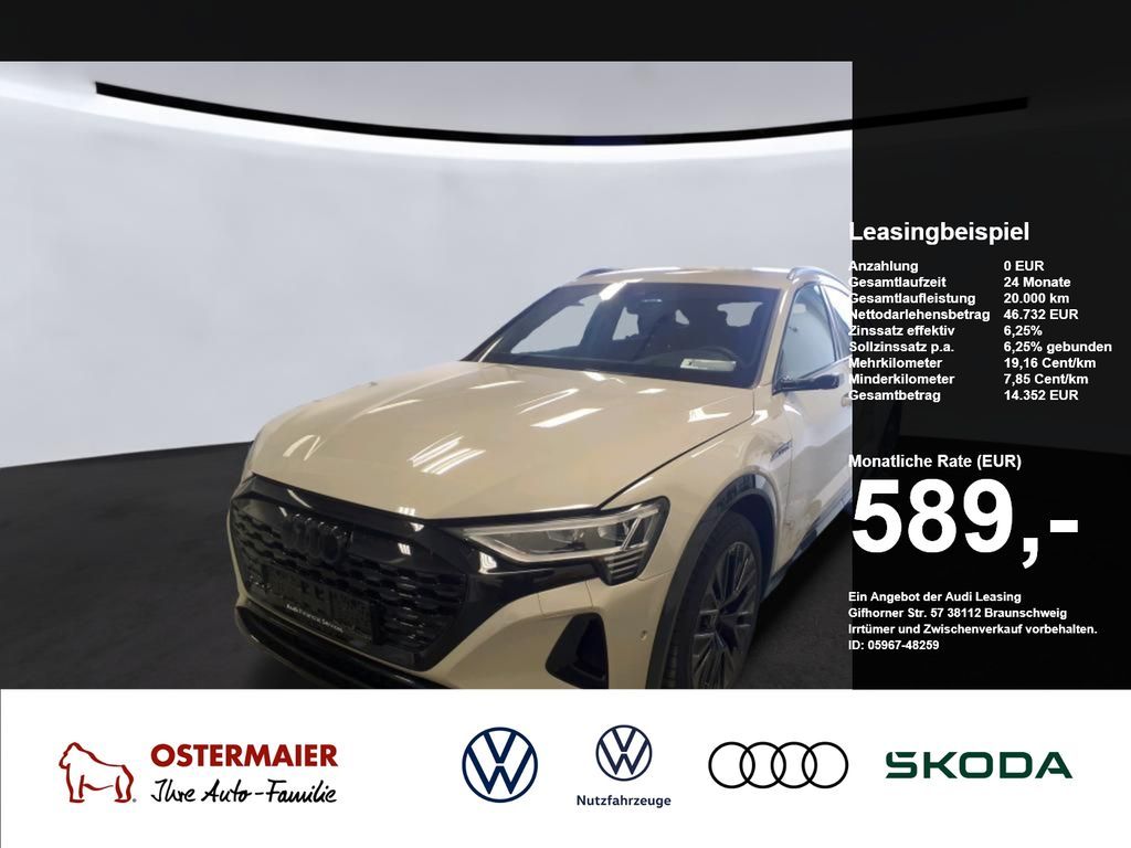 Audi Q8 e-tron Sportback ADVANCED 55 408PS AHK.KAMERA Leasing