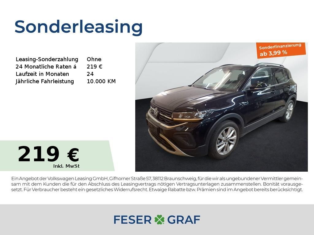 Volkswagen T-Cross GOAL 1.0 TSI 85kW DSG Navi ACC Leasing