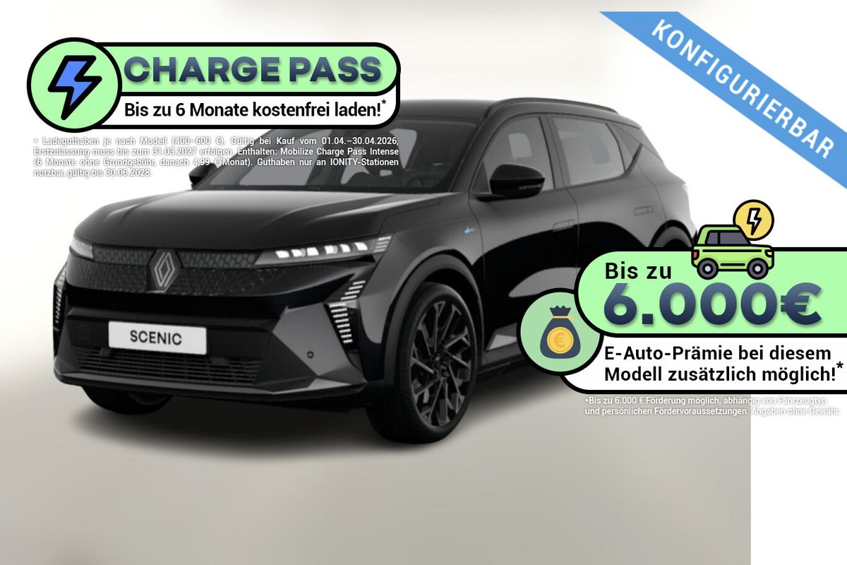 Renault Scenic E-TECH Esprit Alpine 220 Long Range Leasing privat Leasing